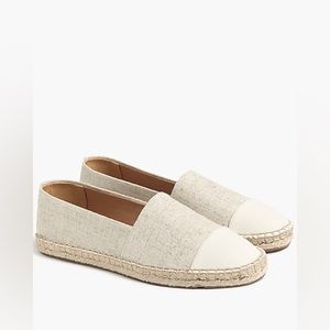 J. Crew canvas cap toe color block espadrille size 8